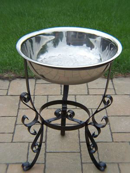 Picture of 20" Stainless Steel Ice Bucket and Stand